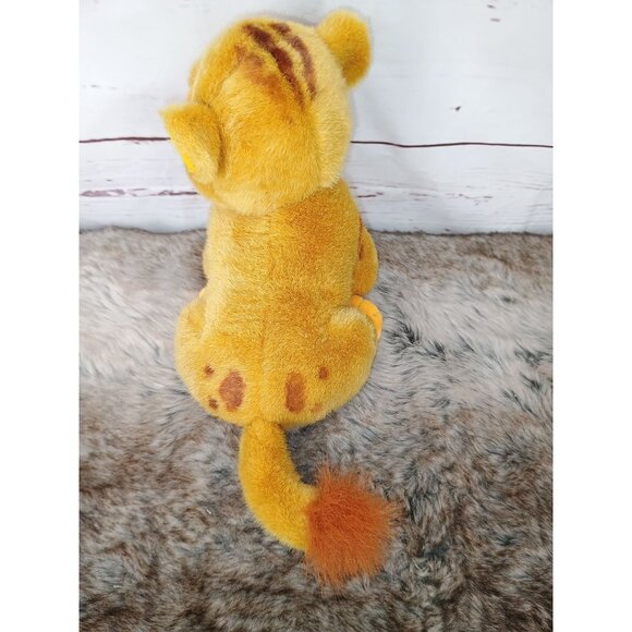 Disney Lion King Simba Plush Toy 10" Golden Yellow Soft Stuffed Animal Authentic - Picture 3 of 5